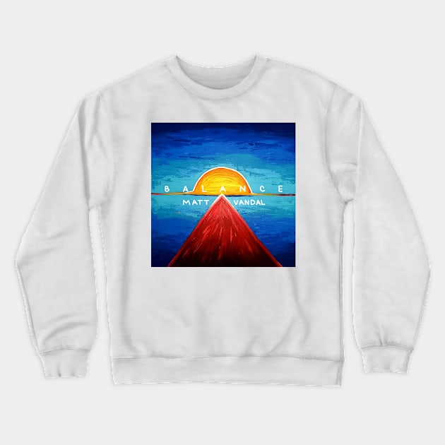 Balance Album Cover Crewneck Sweatshirt by mattvandalgroup